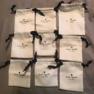 Lot of 9 Kate Spade Jewelry Bags
